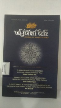 AL-JAMI'AH: Journal Of Islamic Studies: Volume 45 No. 2 2007/1428